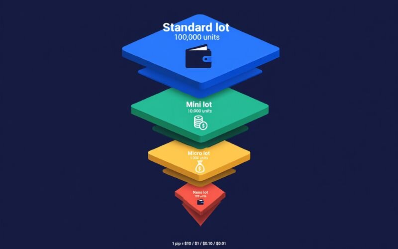 A lot is the standardized trading size in forex