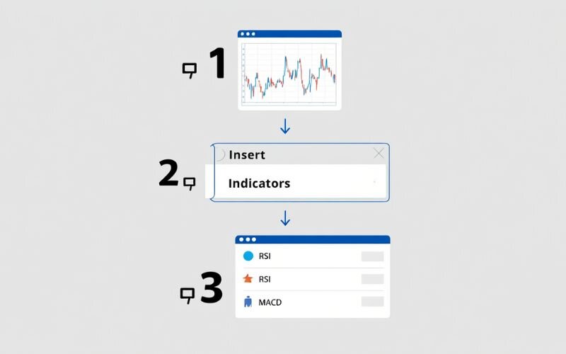 Adding indicators in MT4/MT5 is a simple 3-step process for enhanced analysis