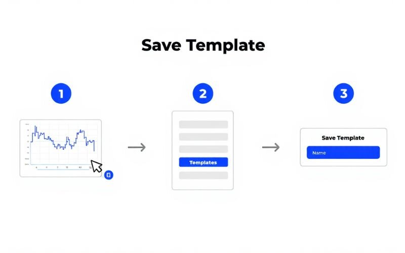 After configuring your indicators, save them as a template for future use