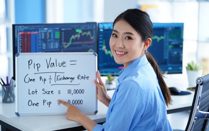 Calculate pip value in Forex