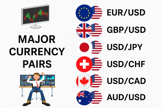 Choose the major currency pair