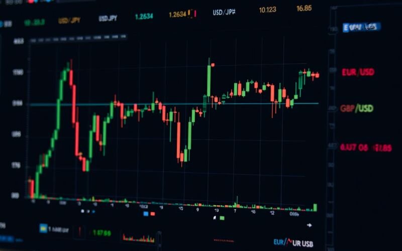 Currency exchange charts help traders visualize currency pair price movements over time