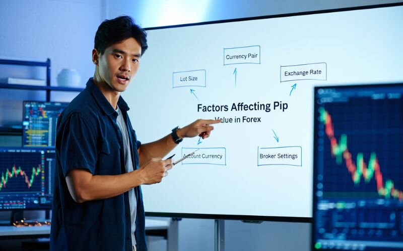 Factors affecting the pip value