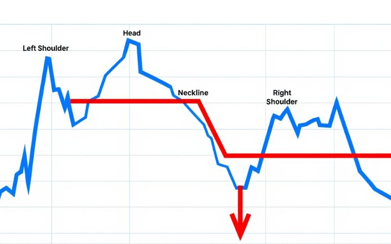 Identifying the head and shoulders pattern in currency trading