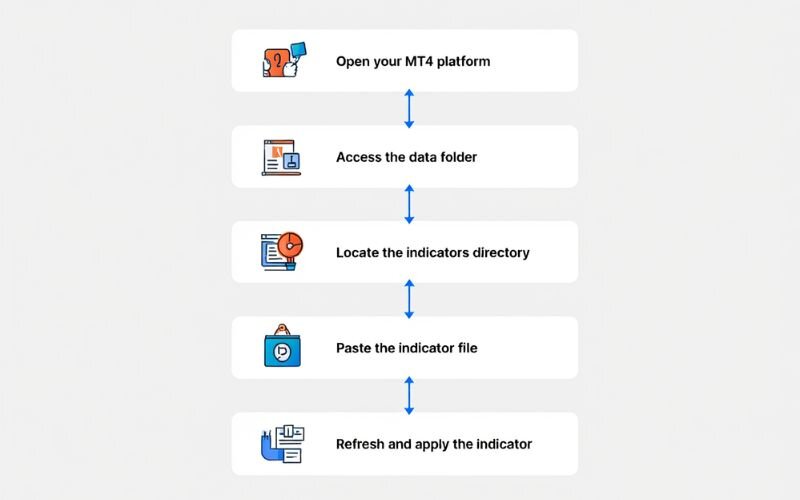 Installing the indicator in 5 easy steps