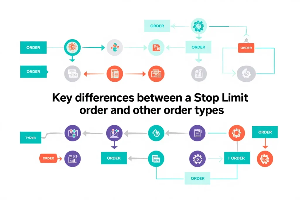 Key differences between a Stop Limit order and other order types