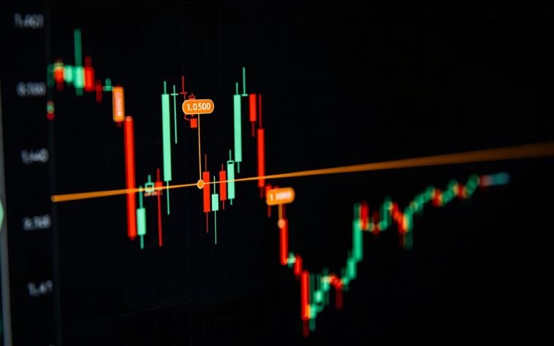 Round numbers often act as psychological reversal points in the market