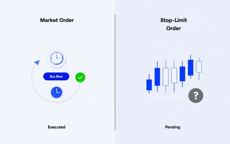 Stop-limit orders offer price precision, but not execution certainty unlike faster, less precise market orders