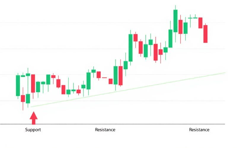 Support and resistance levels
