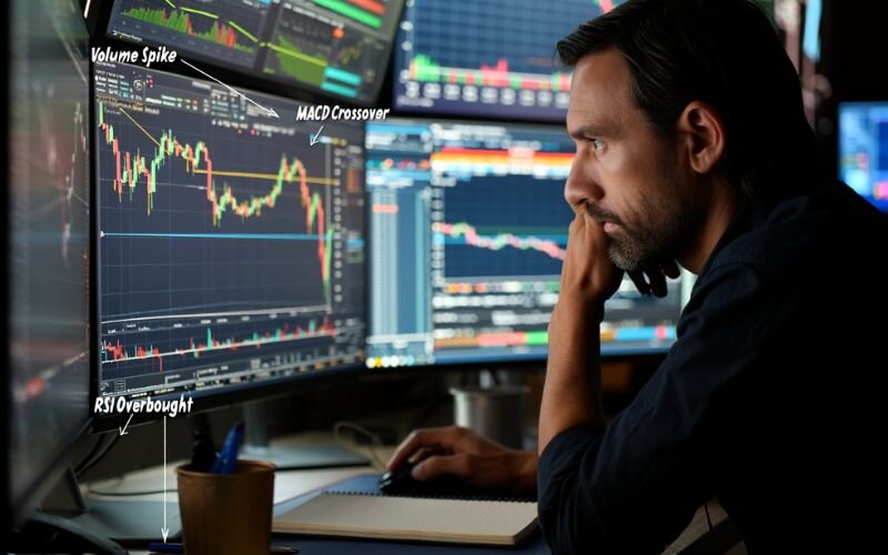 Technical indicators use past price or volume data to guide trading decisions