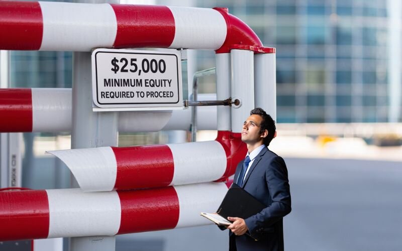 The $25,000 equity barrier your entry ticket to unrestricted day trading