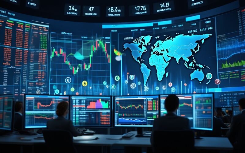 The Forex Market is a decentralized global platform where currencies are traded