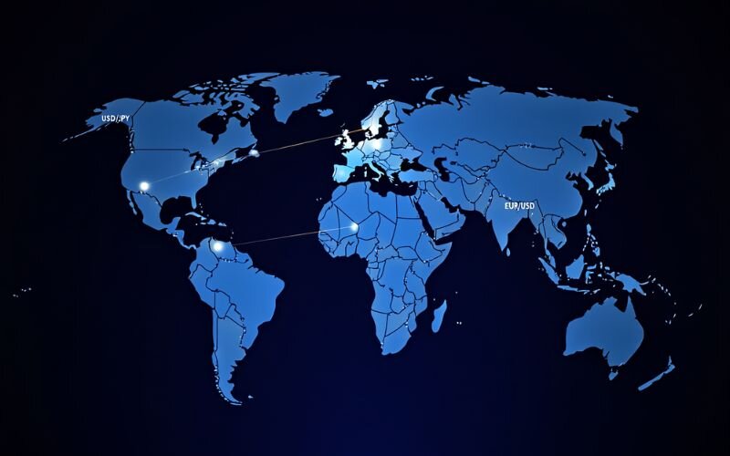 The Forex market involves a wide range of currency pairs