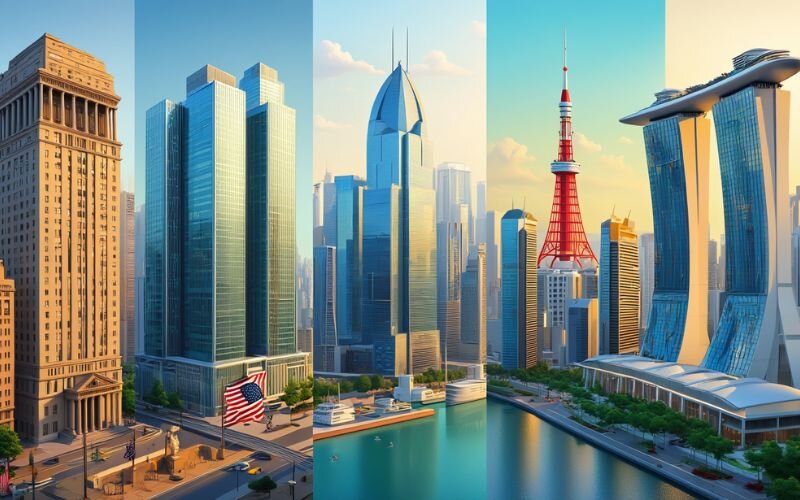 Top five countries with the largest currency trading volumes