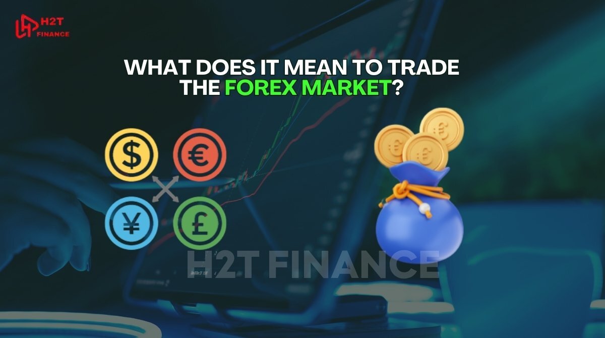 Trading forex means buying one currency while selling another to profit from exchange rate changes