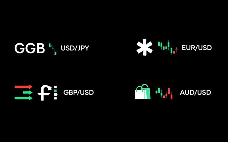Visualization of economic events affecting currencies