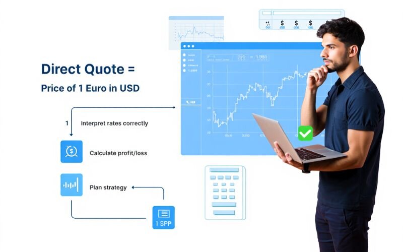 Why is understanding direct quotation crucial for traders?