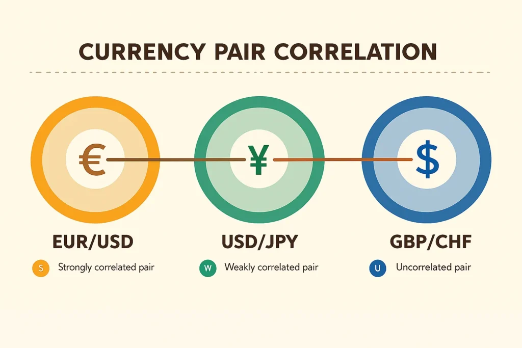 Currency pair correlations can provide insight into market sentiment