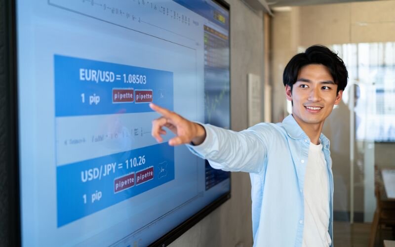 How pips are displayed in currency pairs